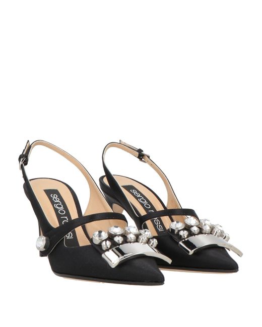 Sergio Rossi Metallic Pumps Textile Fibers