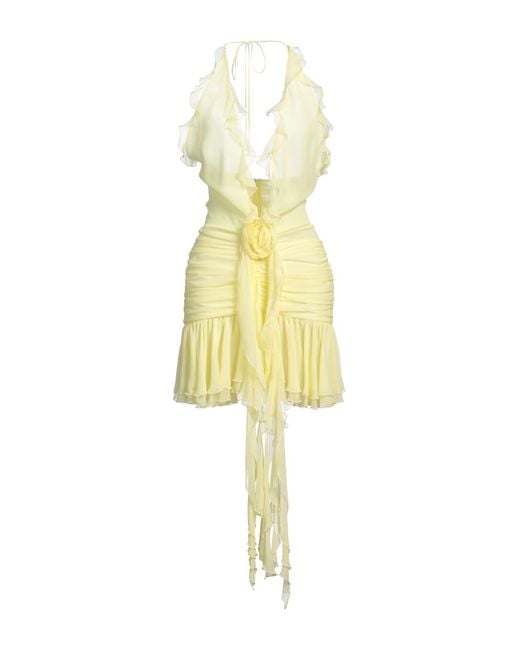 Blumarine Yellow Mini Dress