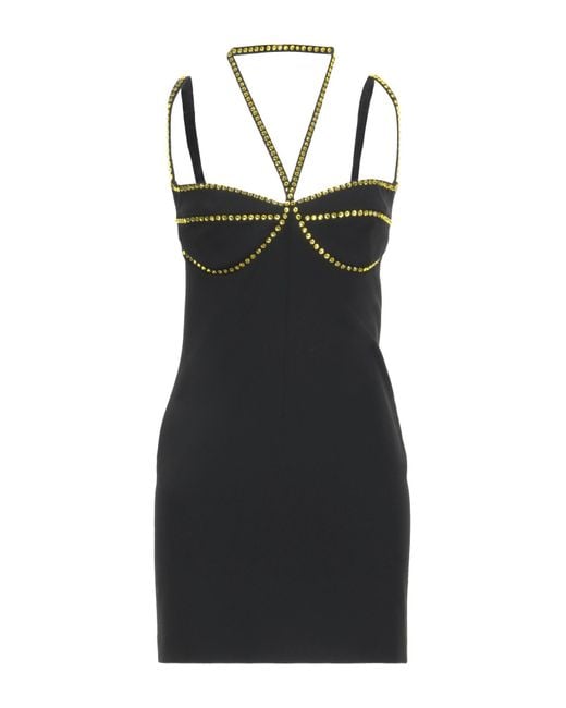 The Attico Black Mini-Kleid