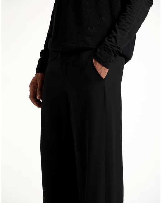 Ann Demeulemeester Black Trouser for men