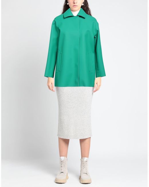 Add Green Overcoat & Trench Coat