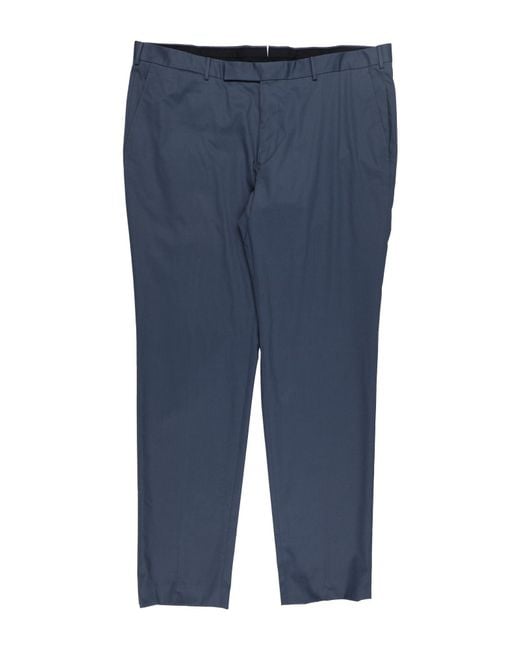 Zegna Blue Pants Cotton, Elastane for men