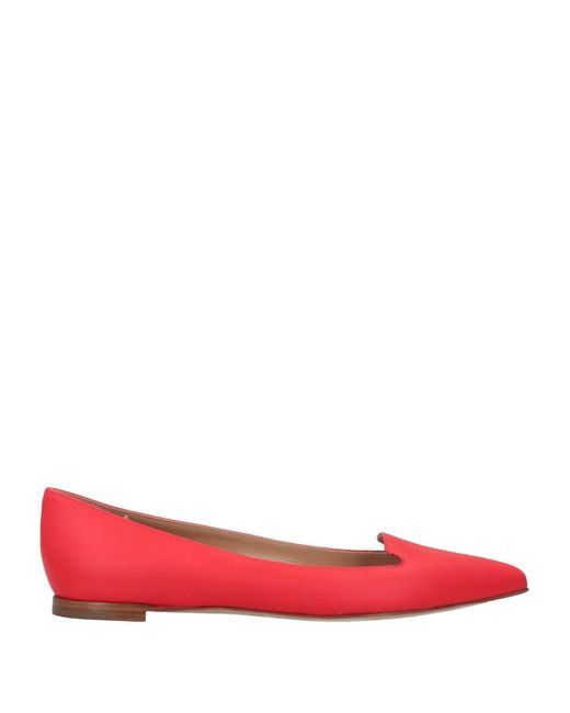 Sergio Rossi Red Loafers
