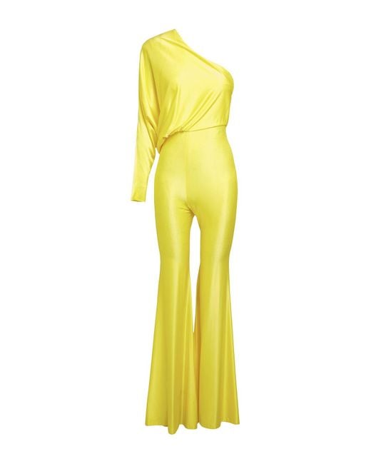Alexandre Vauthier Yellow Jumpsuit