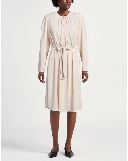 Toy G. Natural Midi Dress Polyester
