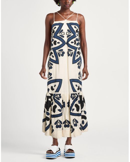 Vestido Midi Sea de color White