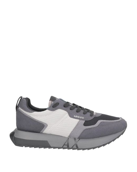 Armani Exchange Gray Trainers for men