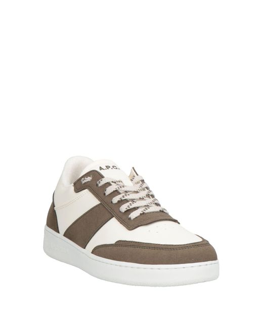 A.P.C. Green Trainers for men