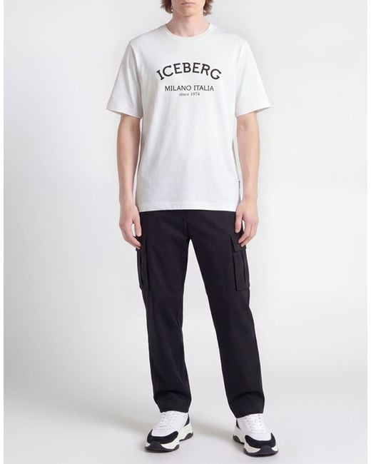 Iceberg White T-Shirt for men