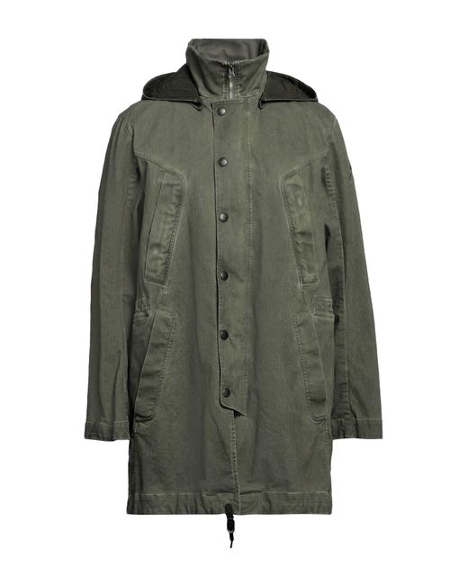 Premiata Green Overcoat & Trench Coat for men