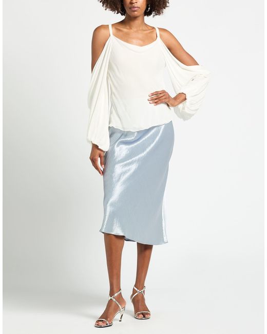 Patrizia Pepe White Ivory Top Viscose