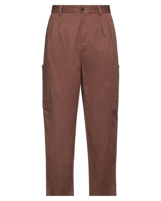 Daniele Alessandrini Brown Pants for men