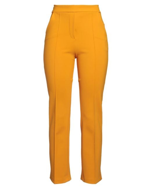 La Petite Robe Di Chiara Boni Orange Trouser