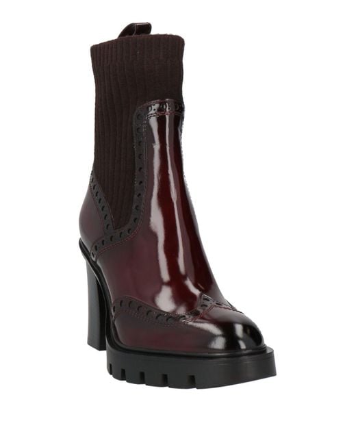 Santoni Brown Ankle Boots