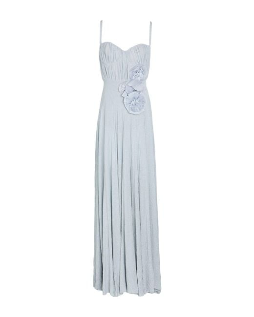 Elisabetta Franchi White Maxi Dresses