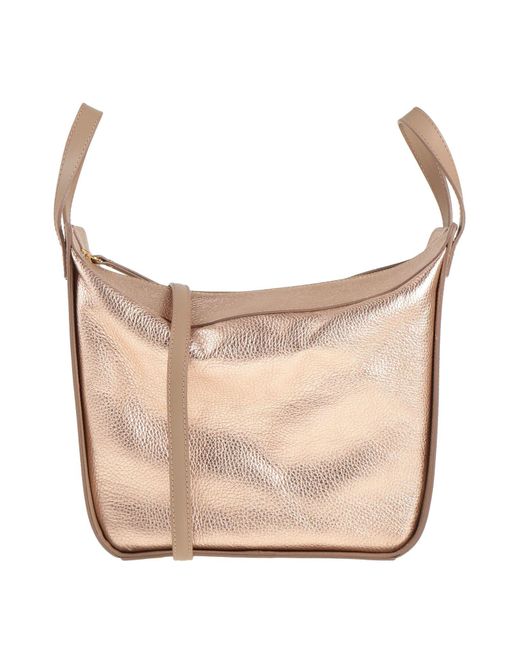 Ab Asia Bellucci Natural Handbag Soft Leather