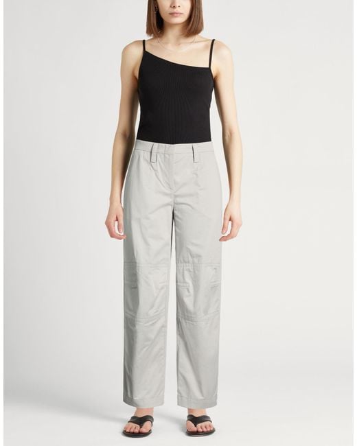 Semicouture Gray Pants Cotton