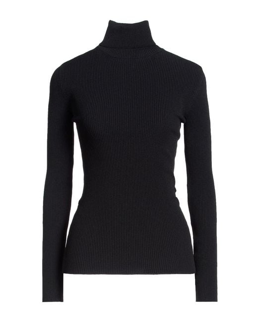 Wardrobe NYC Black Turtleneck Viscose, Polyester