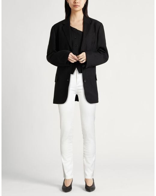 Kiton White Jeans Cotton, Elastane