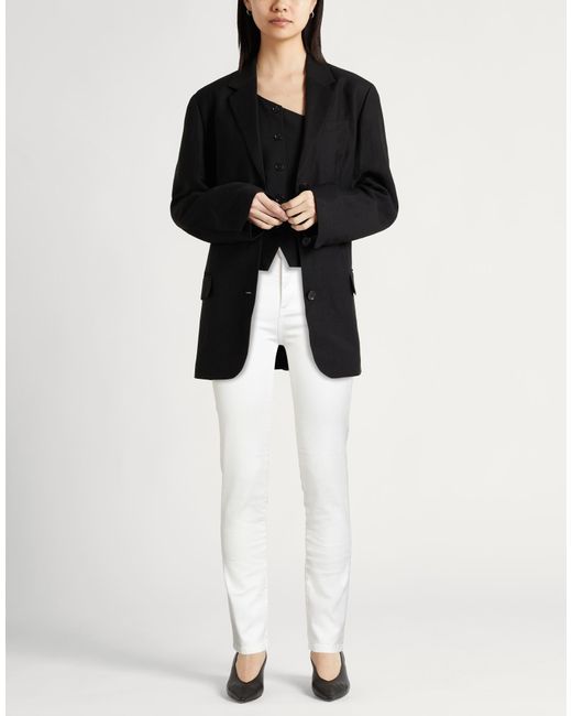 Kiton White Jeans Cotton, Elastane