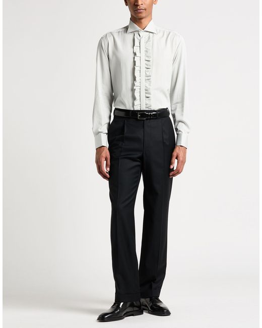 Carlo Pignatelli White Shirt Cotton, Viscose for men