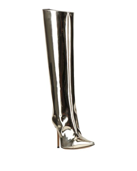 Alexandre Vauthier White Boot Leather