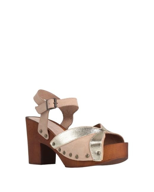 Divine Follie Brown Mules & Clogs