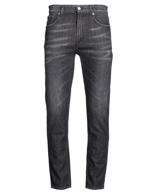 Department 5 Gray Jeans Cotton, Recycled Elastane for men