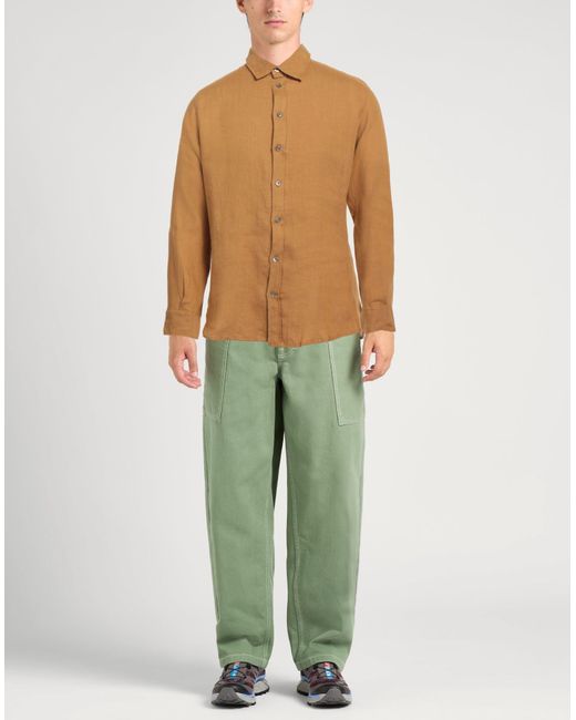 Camisa Alpha Studio de hombre de color Brown