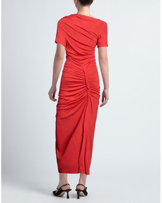 Atlein Red Maxi Dress
