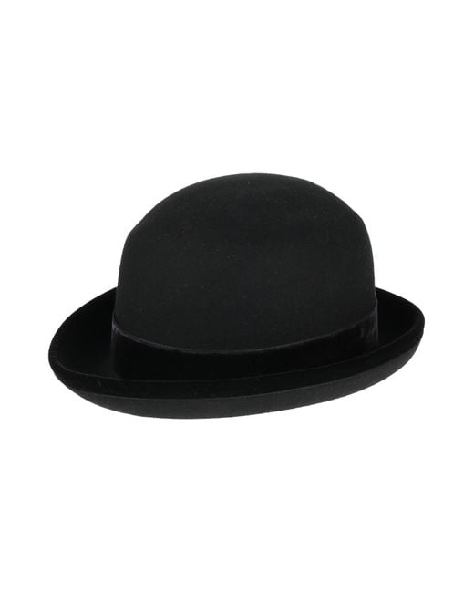 Emporio Armani Black Hat Wool, Polyamide