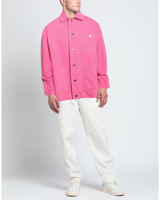 Jacquemus Pink Denim Outerwear for men