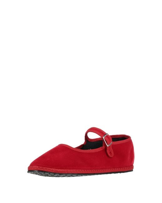 Vibi Venezia Red Ballet Flats