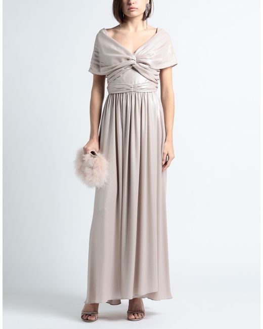 Hanita Metallic Maxi Dress