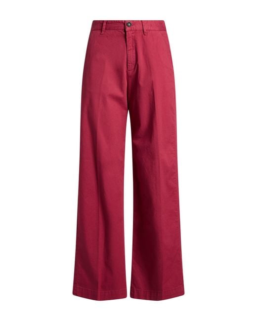 Massimo Alba Red Trouser