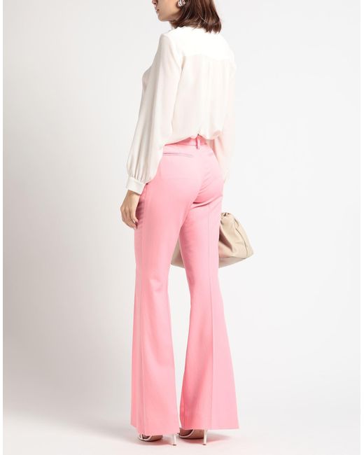 Versace Pink Pants Virgin Wool