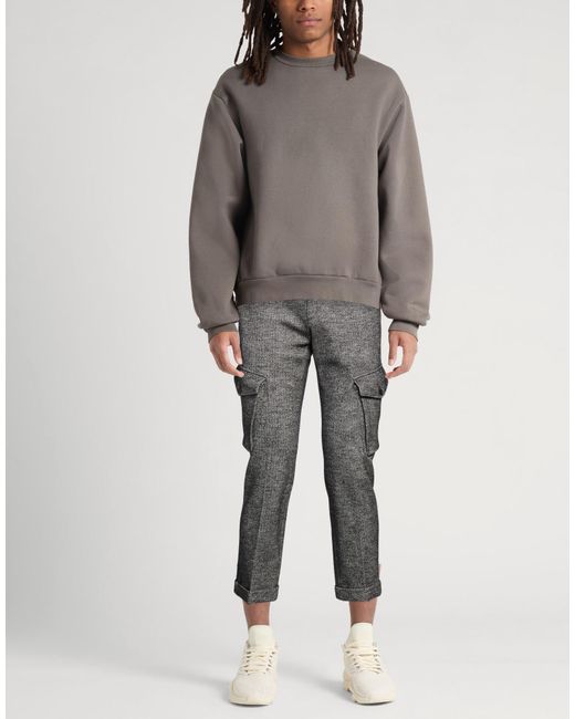 Kris Van Assche Gray Pants Virgin Wool, Cotton for men