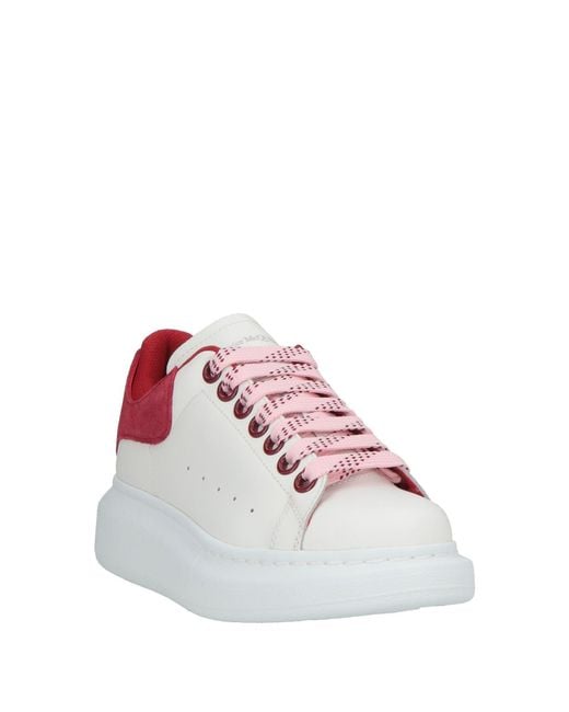 McQueen Pink Sneakers Leather