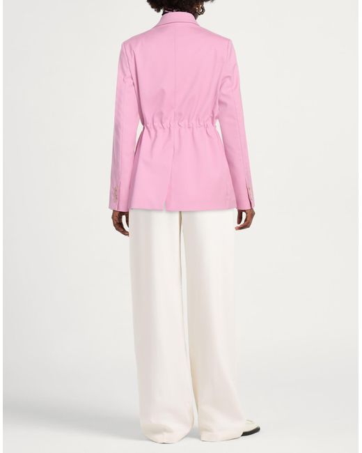Attic And Barn Pink Blazer Polyester, Viscose, Elastane