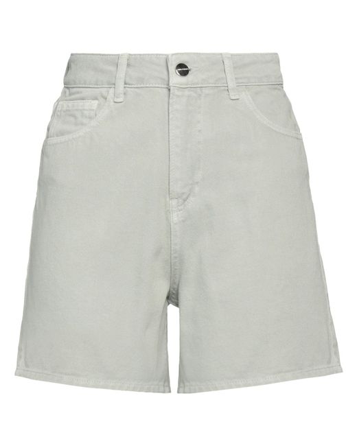 hinnominate Gray Denim Shorts Cotton