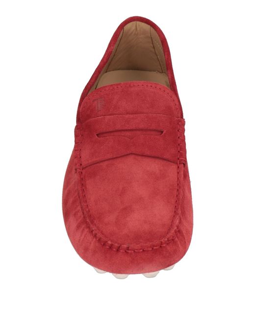 Tod's Red Loafers for men