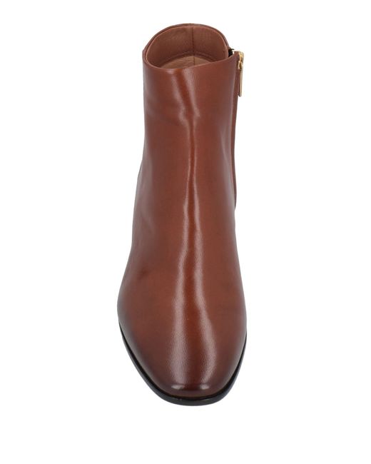 Santoni Brown Ankle Boots Leather