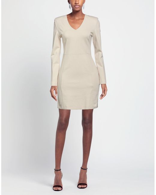 ELEONORA STASI Natural Mini Dress