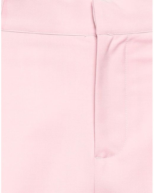 Grey Daniele Alessandrini Pink Pants for men