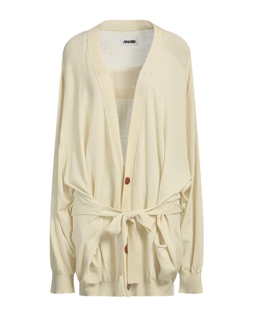 Magliano White Cardigan Wool