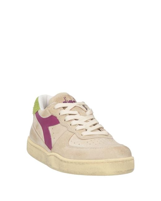 Diadora Pink Sneakers Leather