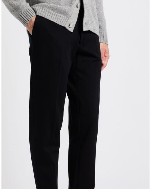 Circolo 1901 Black Pants Cotton, Elastane for men