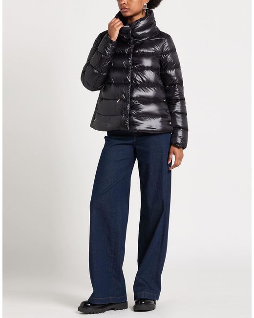 Herno Black Puffer Polyamide