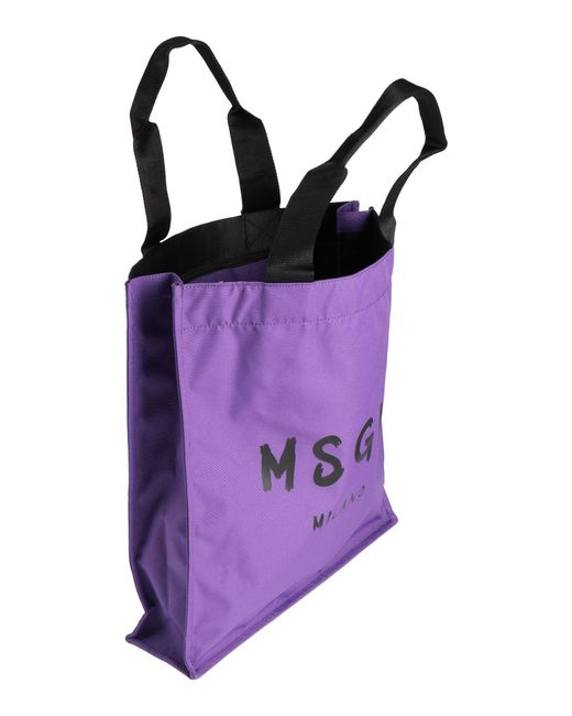 MSGM Purple Handbag for men