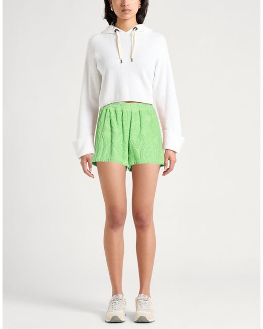 Devotion Twins Green Shorts & Bermuda Shorts